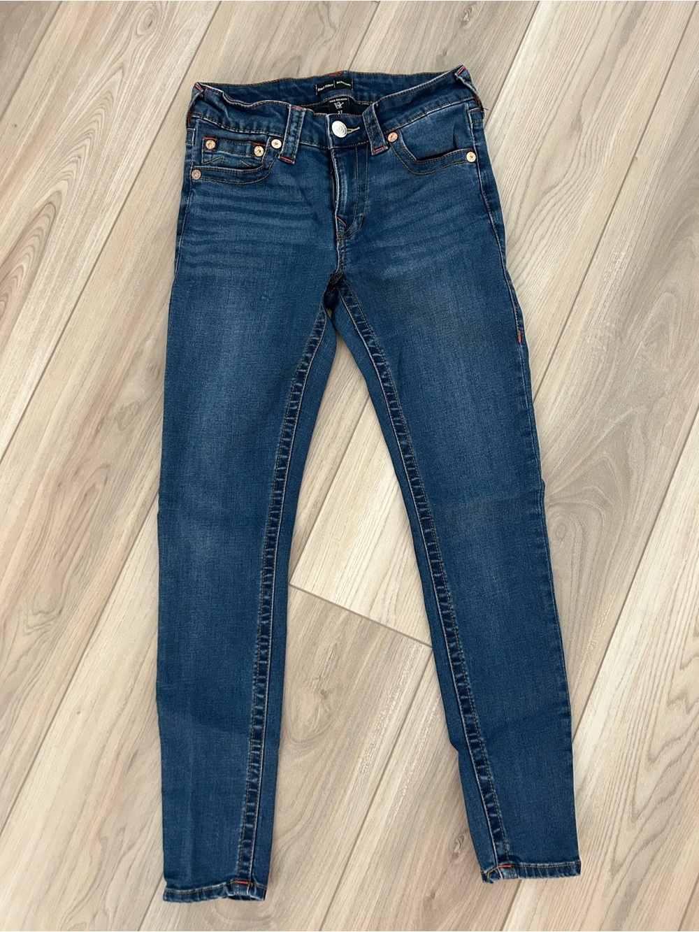 True Religion Women's Dark Blue Skinny Jeans size 27